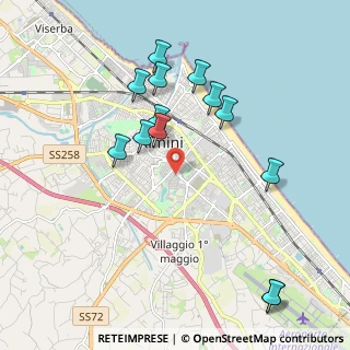 Mappa 47900 Rimini RN, Italia (2.09385)