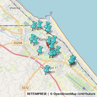 Mappa 47900 Rimini RN, Italia (1.46176)