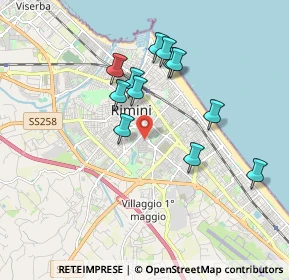 Mappa 47900 Rimini RN, Italia (1.6675)