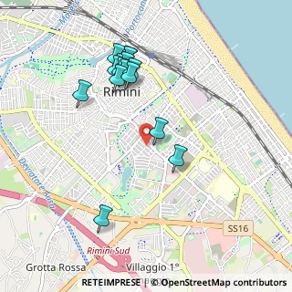 Mappa Via Piemonte, 47923 Rimini RN, Italia (0.98067)