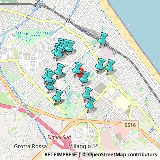 Mappa Via Sicilia, 47923 Rimini RN, Italia (0.7695)