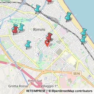 Mappa 47900 Rimini RN, Italia (1.34083)