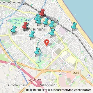 Mappa 47900 Rimini RN, Italia (1.136)