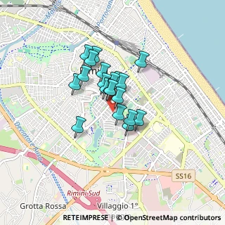 Mappa Via Sicilia, 47923 Rimini RN, Italia (0.558)