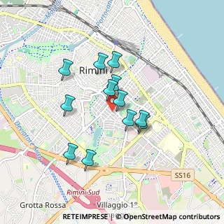 Mappa Via Sicilia, 47923 Rimini RN, Italia (0.72667)