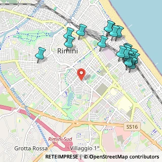 Mappa 47900 Rimini RN, Italia (1.249)
