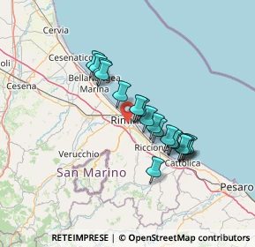 Mappa 47900 Rimini RN, Italia (11.04556)