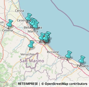 Mappa 47900 Rimini RN, Italia (12.92083)