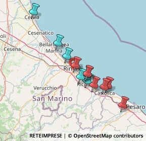 Mappa 47900 Rimini RN, Italia (12.50917)