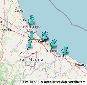 Mappa Via Sicilia, 47923 Rimini RN, Italia (8.40462)