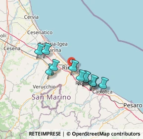 Mappa 47900 Rimini RN, Italia (10.95455)