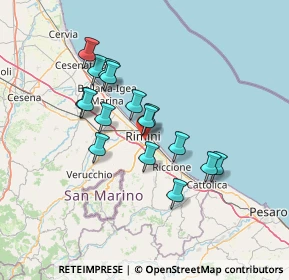 Mappa 47900 Rimini RN, Italia (11.83188)