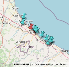 Mappa 47900 Rimini RN, Italia (10.56417)