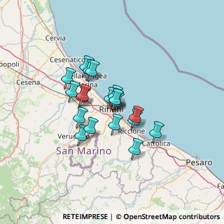 Mappa 47900 Rimini RN, Italia (9.4765)