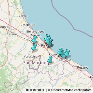 Mappa 47900 Rimini RN, Italia (8.03636)