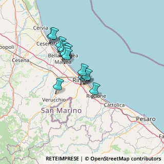 Mappa 47900 Rimini RN, Italia (10.67867)