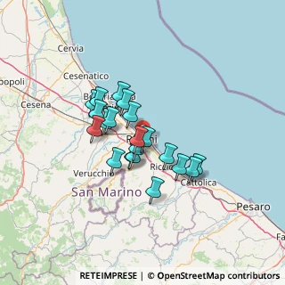Mappa 47900 Rimini RN, Italia (10.18)