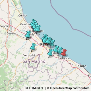 Mappa 47900 Rimini RN, Italia (9.33368)
