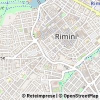 Mapa Rimini