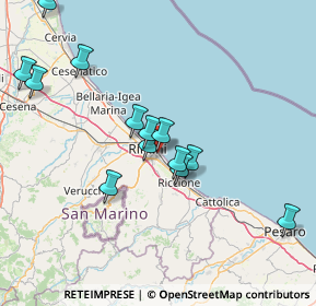 Mappa Via Severino Ferrari, 47924 Rimini RN, Italia (15.01615)