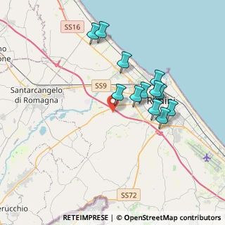 Mappa Via Borghetto, 47923 Rimini RN, Italia (3.33333)