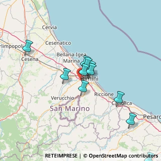 Mappa Via Borghetto, 47923 Rimini RN, Italia (25.36563)