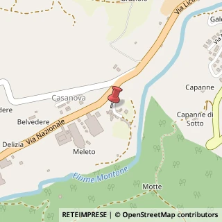 Mappa Via Casanova, 31, 47017 Rocca San Casciano, Forlì-Cesena (Emilia Romagna)