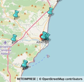 Mappa Via Dott. Giuseppe Beffa, 17031 Albenga SV, Italia (5.41)
