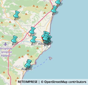Mappa Via Dott. Giuseppe Beffa, 17031 Albenga SV, Italia (3.10357)