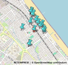 Mappa Via Curzio Malaparte, 47924 Rimini RN, Italia (0.3935)