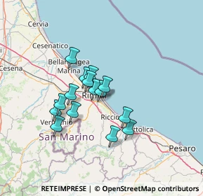 Mappa Viale Imperia, 47924 Rimini RN, Italia (10.244)