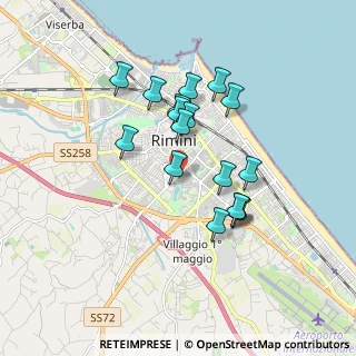 Mappa Via Molise, 47923 Rimini RN, Italia (1.53059)