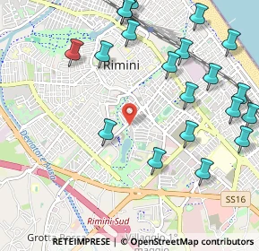Mappa Via Molise, 47923 Rimini RN, Italia (1.32)