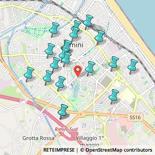 Mappa Via Molise, 47923 Rimini RN, Italia (0.9935)