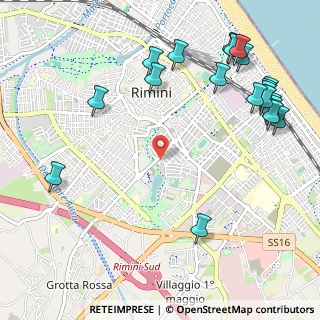 Mappa Via Molise, 47923 Rimini RN, Italia (1.427)