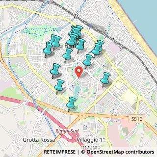 Mappa Via Molise, 47923 Rimini RN, Italia (0.8585)