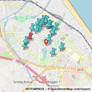 Mappa Via Molise, 47923 Rimini RN, Italia (0.8085)