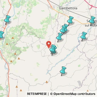 Mappa Via Castiglione, 47020 Roncofreddo FC, Italia (5.05)