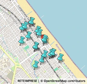 Mappa Viale Regina Elena, 47924 Rimini RN, Italia (0.396)