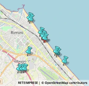 Mappa Viale Regina Elena, 47924 Rimini RN, Italia (1.85846)