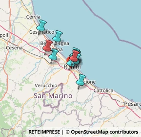 Mappa Via Sirio, 47923 Rimini RN, Italia (6.34417)