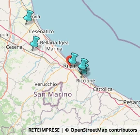 Mappa Via Sirio, 47923 Rimini RN, Italia (28.70636)