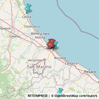Mappa Via Adolfo Bonvicini, 47923 Rimini RN, Italia (28.26923)