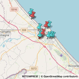 Mappa Via Adolfo Bonvicini, 47923 Rimini RN, Italia (2.57417)
