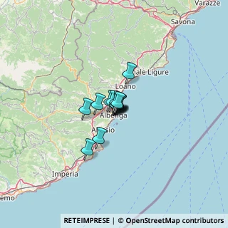 Mappa Viale Liguria, 17021 Albenga SV, Italia (4.44643)