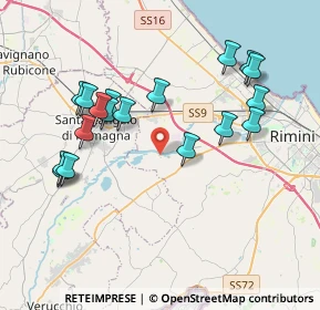 Mappa Via Pergola, 47822 Santarcangelo di Romagna RN, Italia (4.02167)