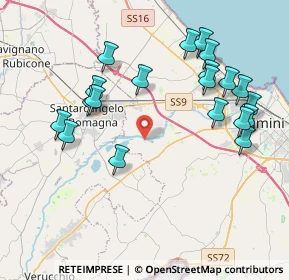 Mappa Via Pergola, 47822 Santarcangelo di Romagna RN, Italia (4.394)