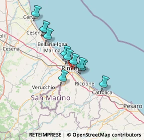 Mappa Via Balilla, 47923 Rimini RN, Italia (11.30818)