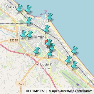 Mappa Via Balilla, 47923 Rimini RN, Italia (1.99067)