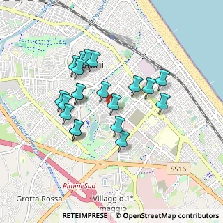 Mappa Via San Gaudenzo, 47923 Rimini RN, Italia (0.802)